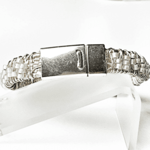 A close up of the side of a bracelet