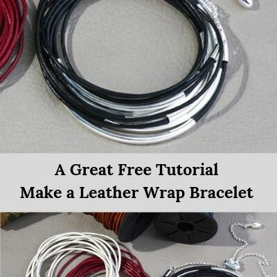 Best Free Tutorial How to Make Beautiful Leather Wrap Bracelets