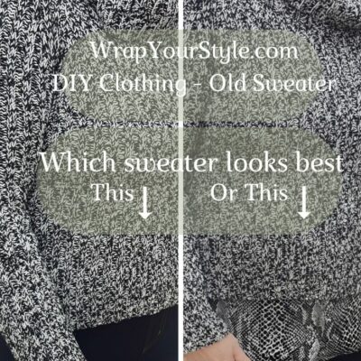 DIY Clothing Easy | How To Make Old Sweaters Attractive
