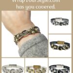 Graphic of Initial G Bracelet in six different colors