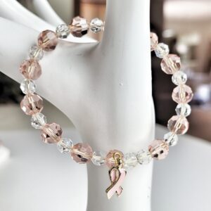 Cancer Awareness Bracelet on hand display