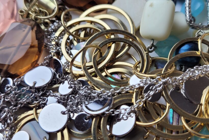 Mixed up jewelry showing showing tips how to last longer.
